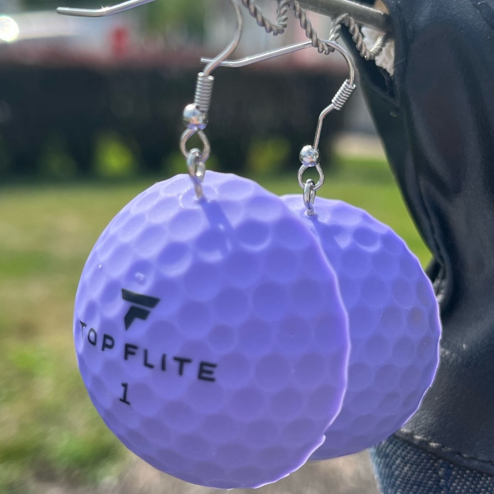 Golf Ball Earrings